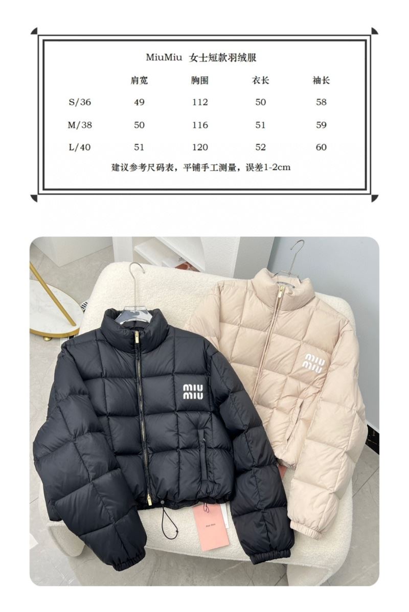 Miu Miu Down Jackets